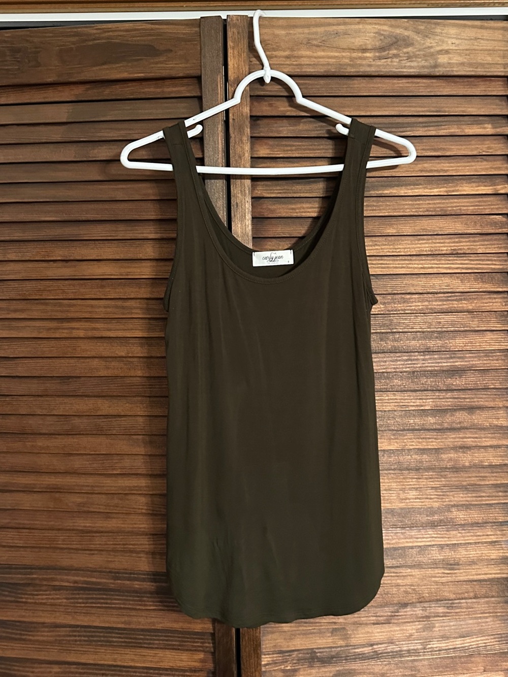 CJLA Olive Green Tank Top - Women’s Small